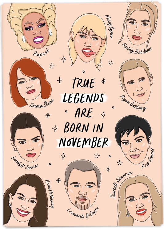 TRUE LEGENDS NOVEMBER - KARTE
