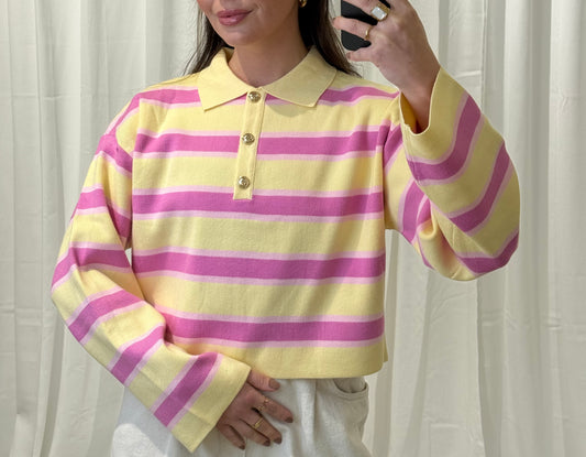 Poloshirt cropped