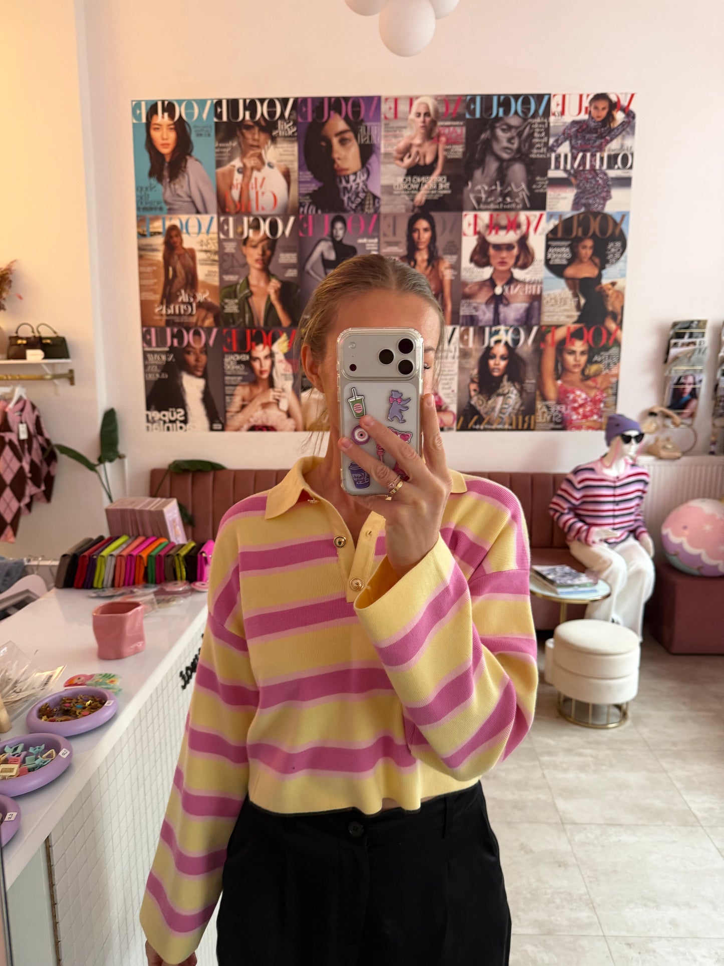 Poloshirt cropped