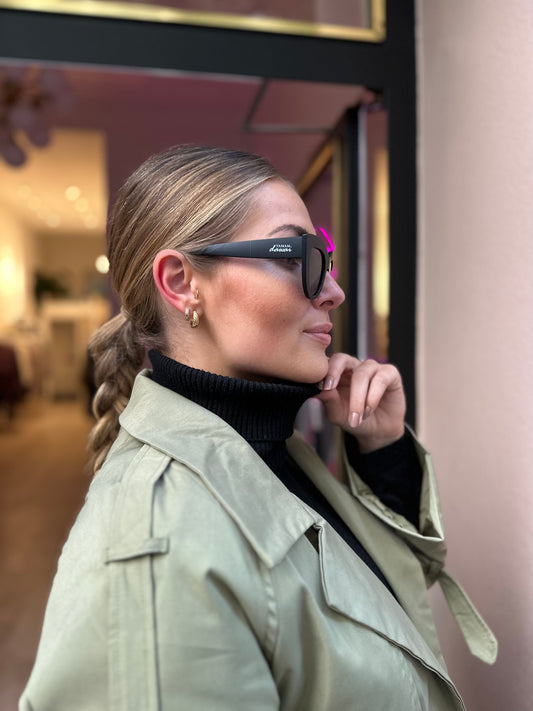 SONNENBRILLE "CAT EYE" matt